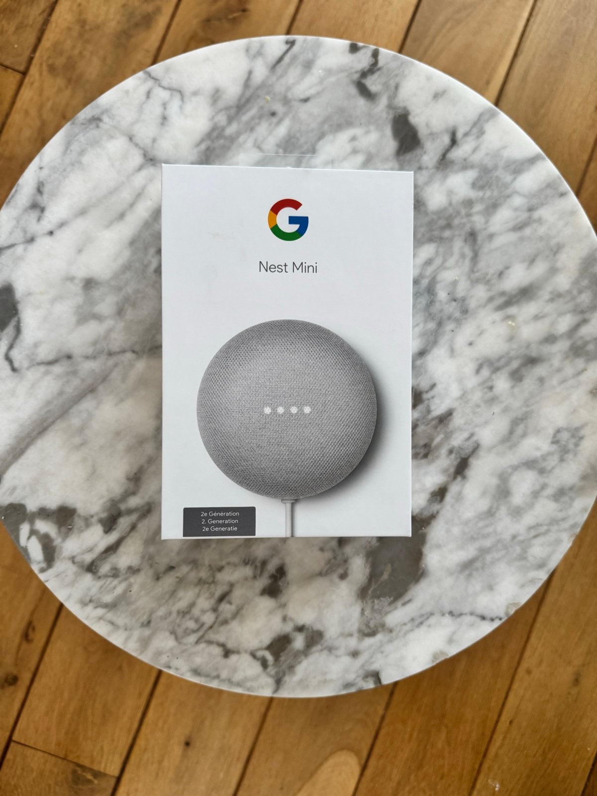 Google Nest Mini (2e generatie) - Grijs, Ophalen of Verzenden, Nieuw