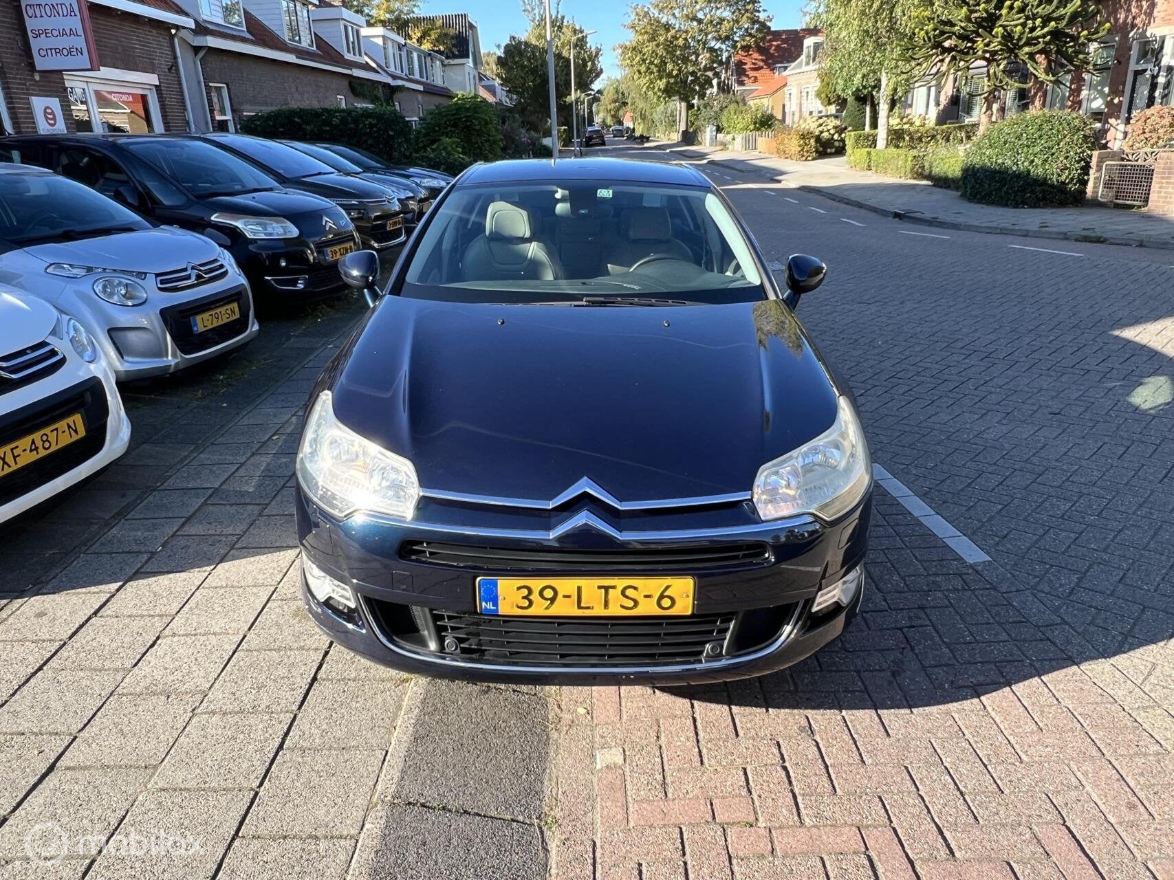Citroen C5 1.6 THP Exclusive,leer, pdc, Auto's, Voorwielaandrijving, Euro 5, 15 km/l, Blauw