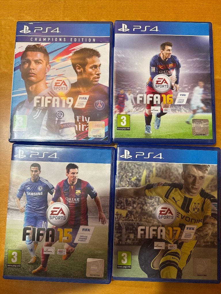 Fifa 15, 16, 17 en 19, Ophalen, Gebruikt, Sport, 3 spelers of meer