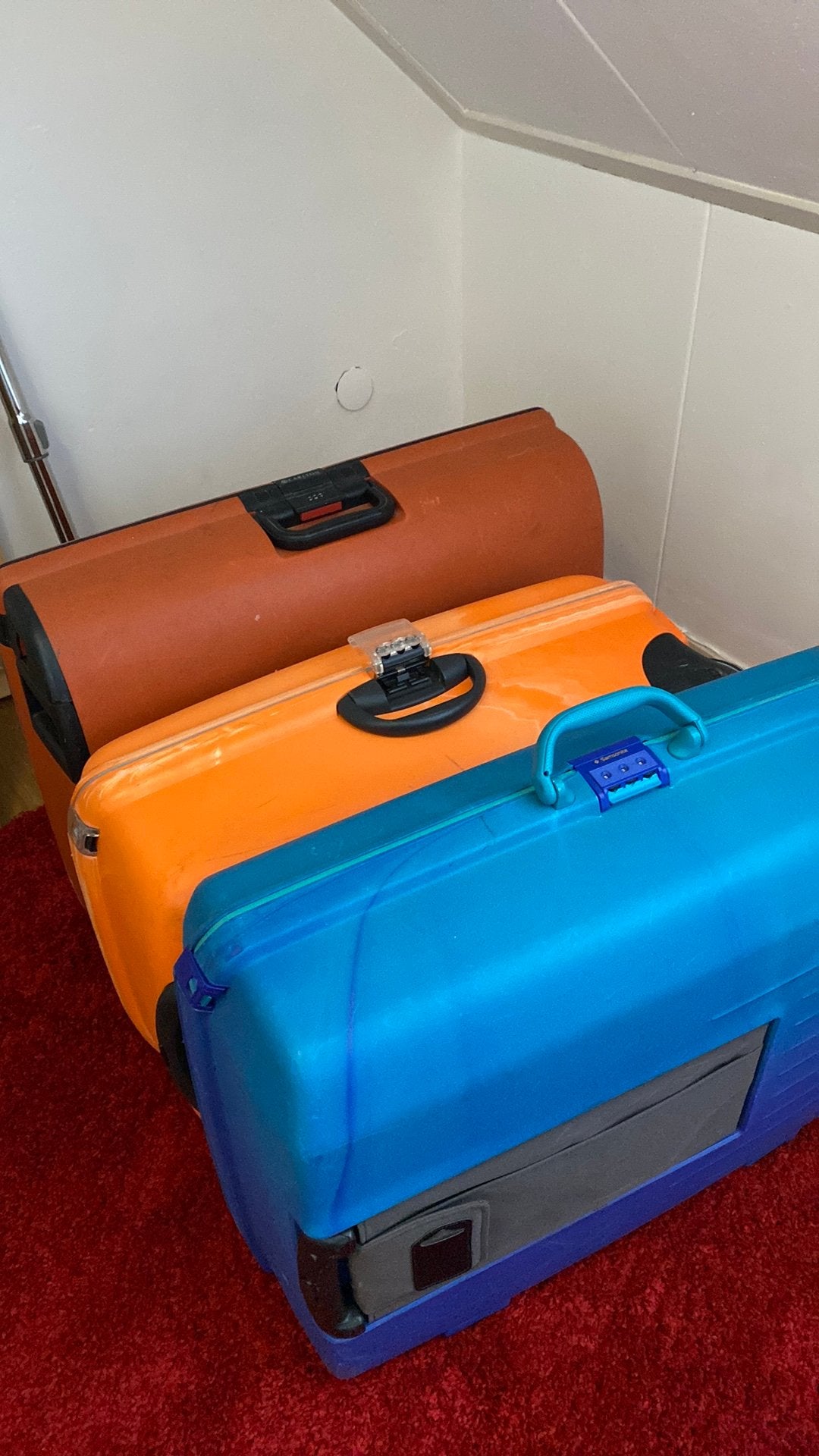 Samsonite-Carlton-Tourister, Sieraden, Tassen en Uiterlijk, Koffers, Gebruikt, Hard kunststof, 70 cm of meer, 55 cm of meer