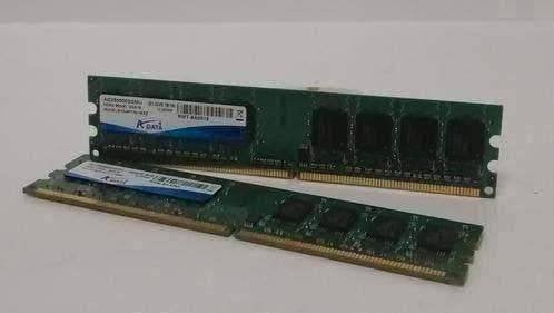 2 x A data RAM Geheugen ( 2 GB / DDR 2 ), Computers en Software, Gebruikt, Ophalen of Verzenden, DDR2, Desktop