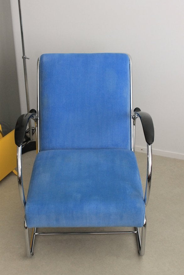 Dutch Originals Gispen 401 fauteuil, Ophalen, Gebruikt, 75 tot 100 cm, 50 tot 75 cm