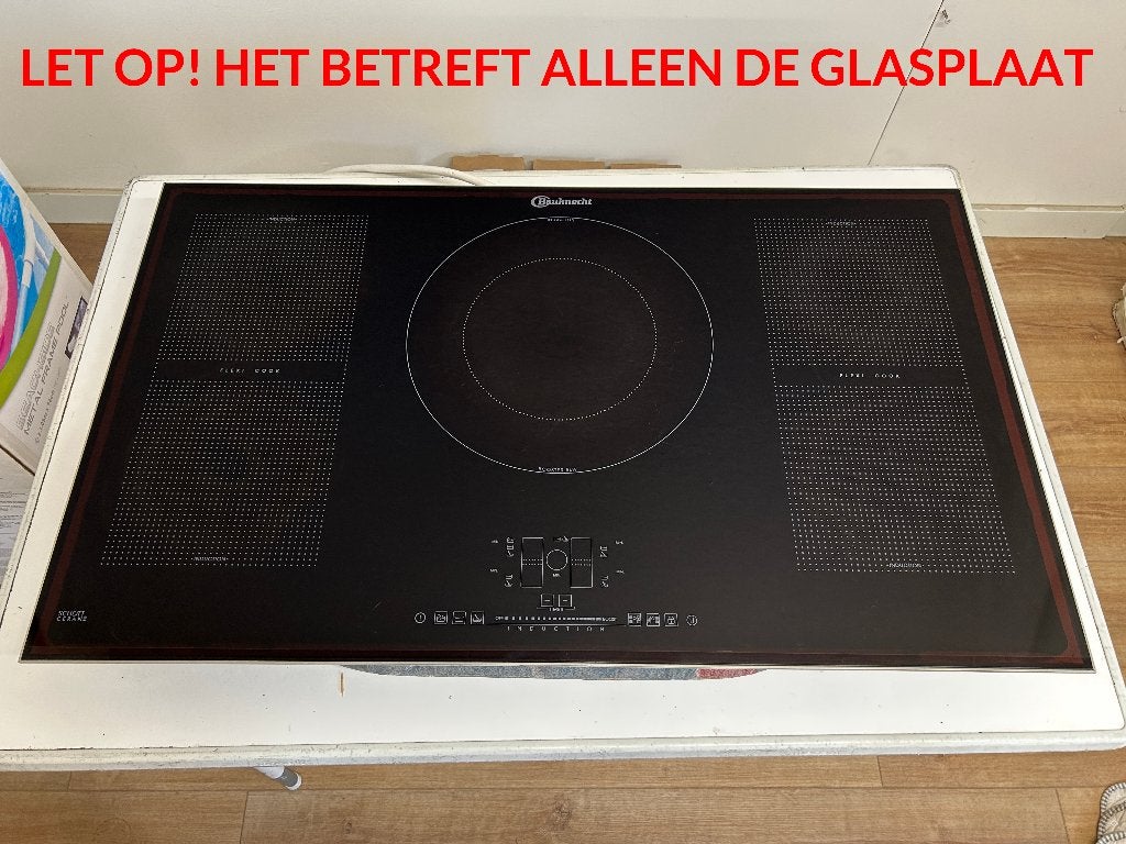 Bauknecht inductie Glasplaat 5 Pit, Ophalen of Verzenden, Gebruikt