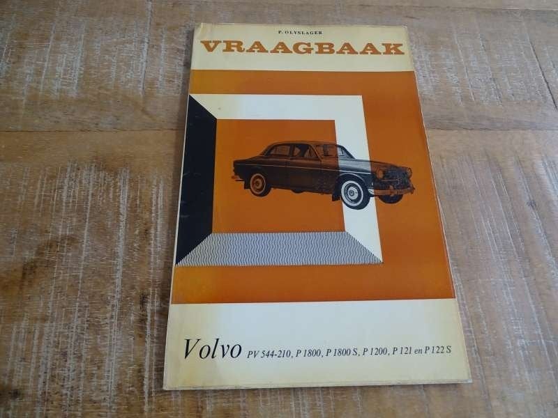 Volvo PV544-P1800-P121-P122 Vraagbaak WP Handboek - NL, Verzenden, Gelezen, Volvo