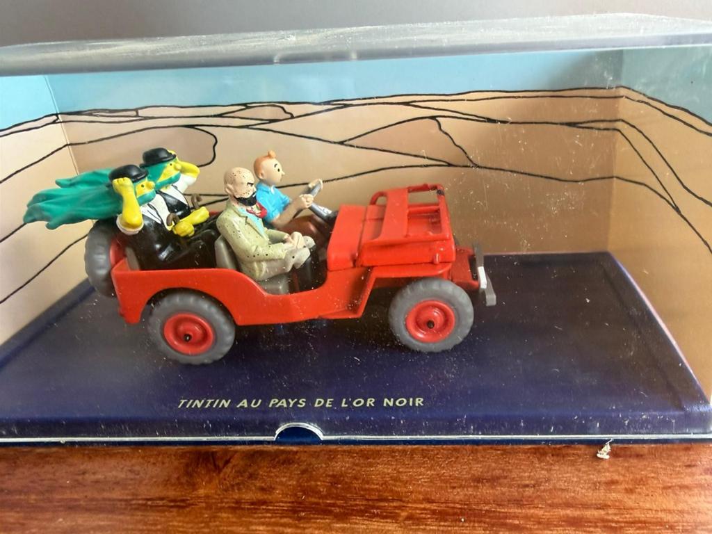 Kuifje in het Land van de Zwarte Goud Jeep Diorama, Verzamelen, Ophalen of Verzenden, Gebruikt