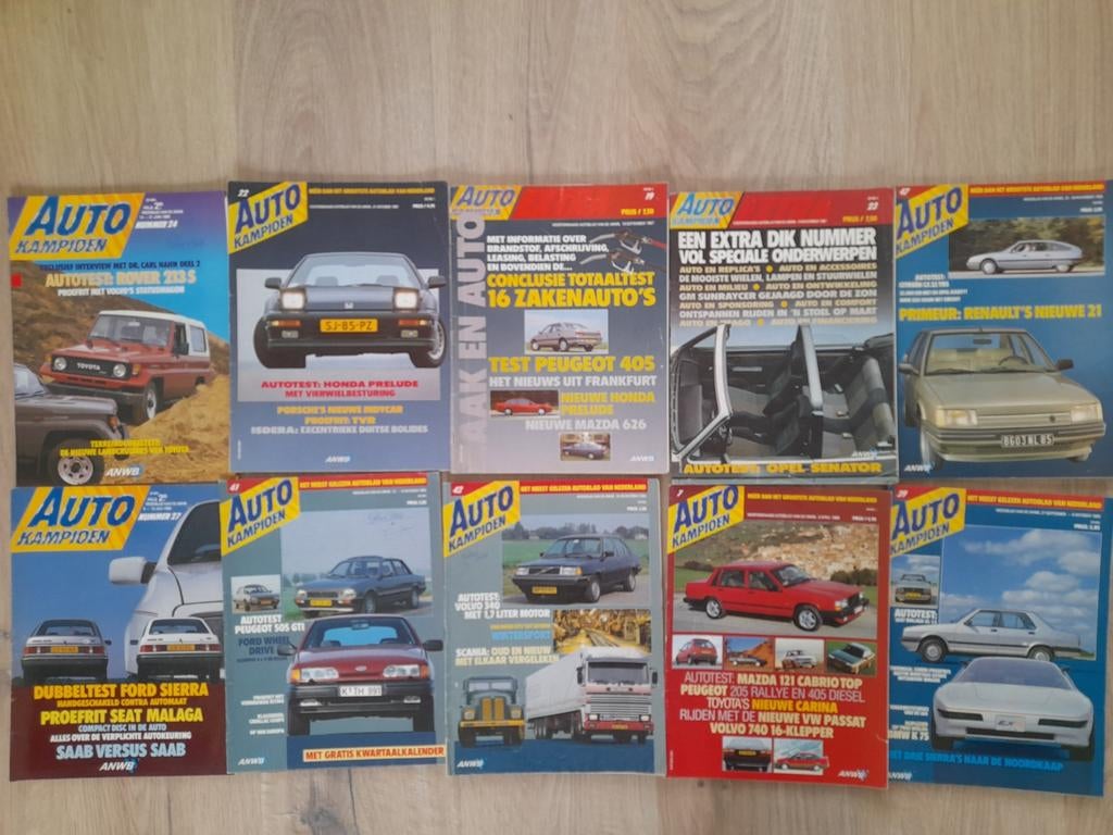 10x tijdschrift Auto Kampioen, Ophalen of Verzenden, Zo goed als nieuw, Algemeen