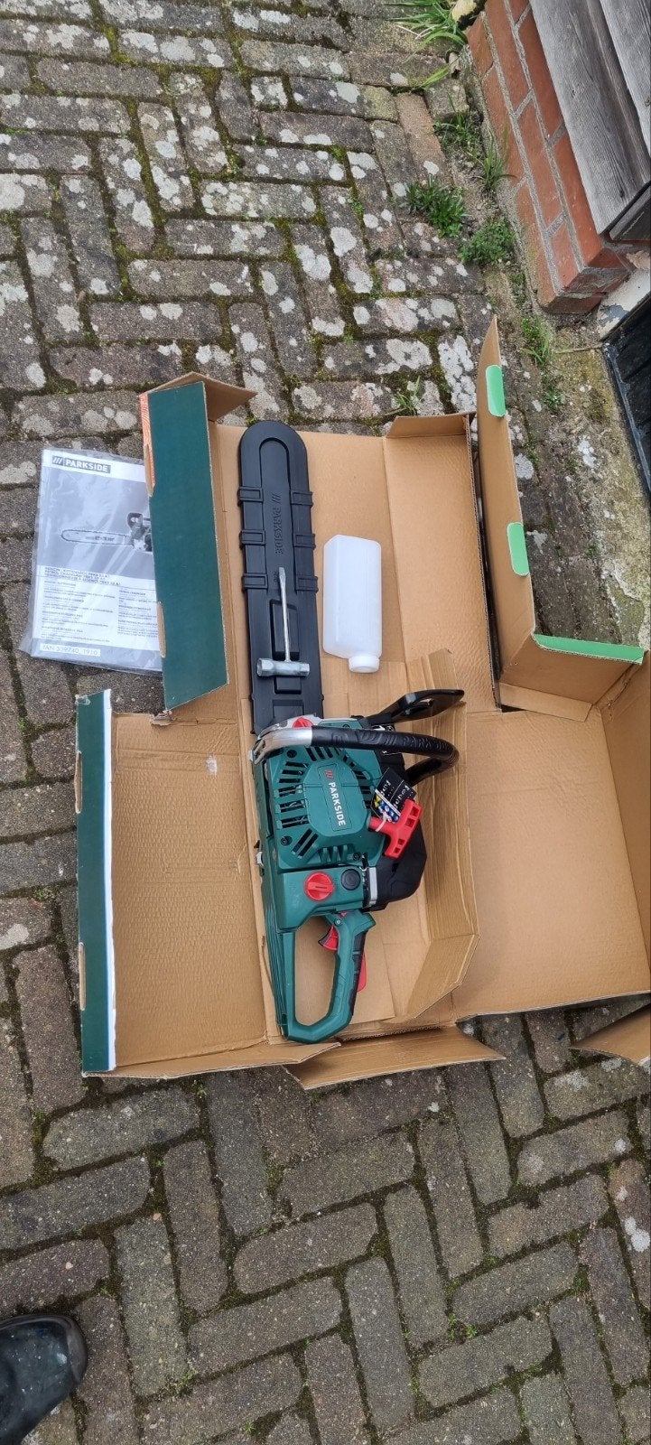 kettingzaag parkside, Doe-het-zelf en Verbouw, Gereedschap | Handgereedschap, Verzenden, Zo goed als nieuw