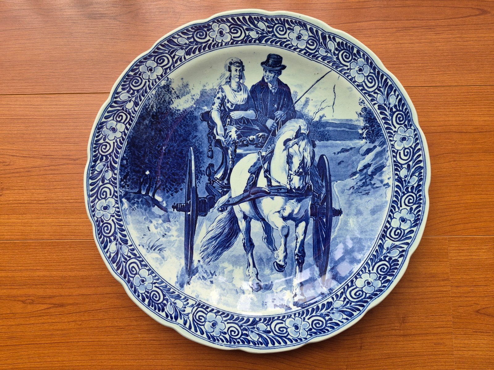 Delfts Blauw wandbord., Ophalen