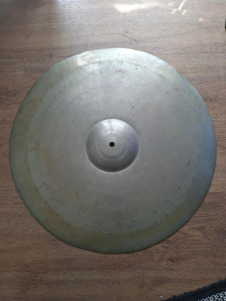 Ajax 22" vintage ride cymbal bekken voor drumstel, Muziek en Instrumenten, Ophalen of Verzenden, Gebruikt, Drums of Percussie