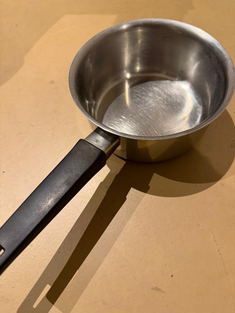 Steelpannetje BK met koperen bodem, Ophalen of Verzenden, Gebruikt, Overige materialen