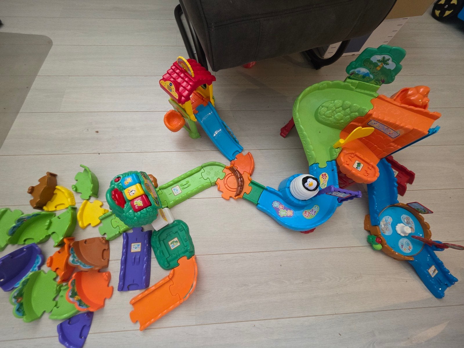 Vtech baan dieren toet toet, Ophalen of Verzenden, Gebruikt