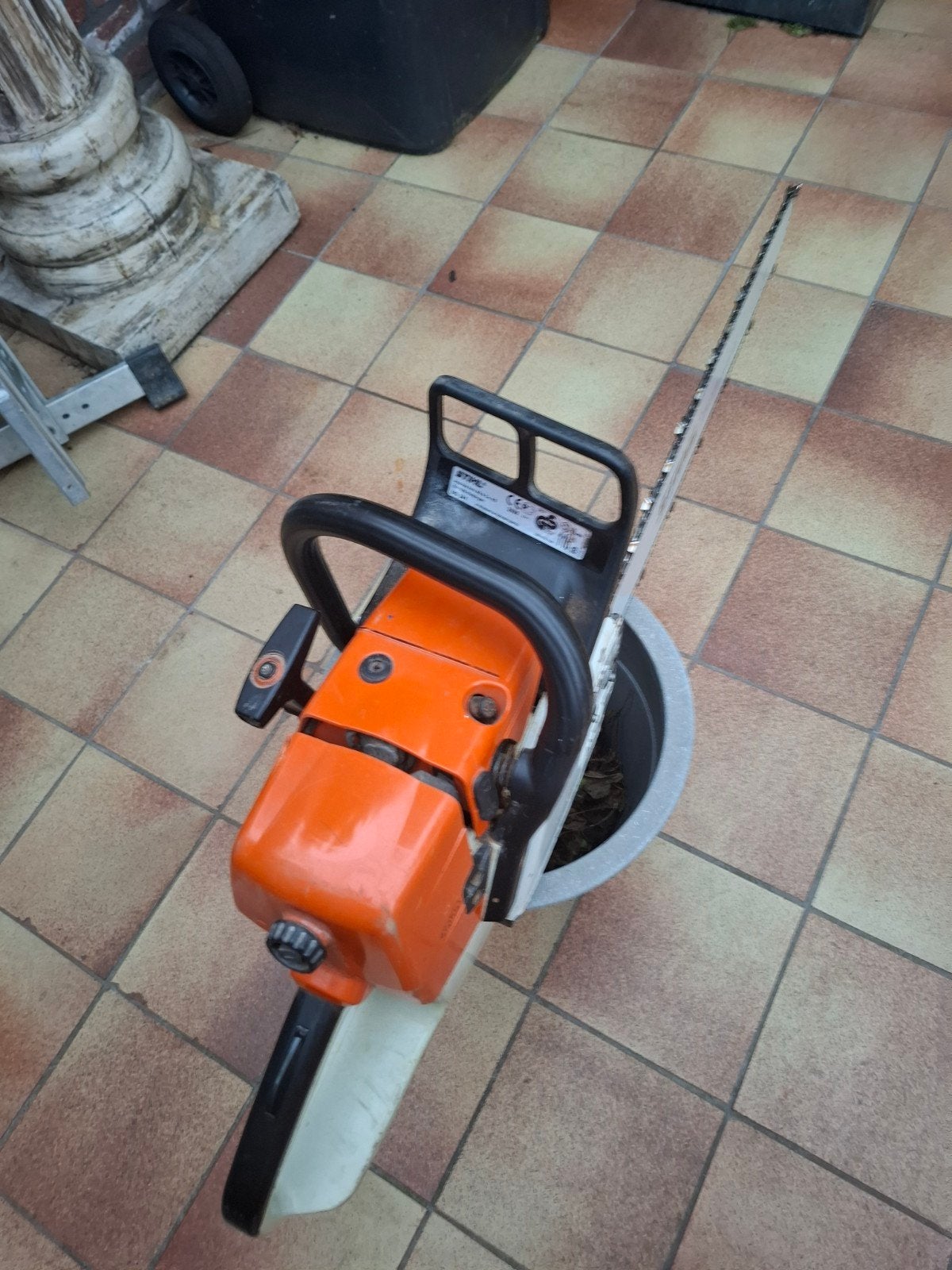 Stihl MS 341 Kettingzaag - Krachtig en Betrouwbaar, Stihl, Kettingzaag, Ophalen of Verzenden, Zo goed als nieuw