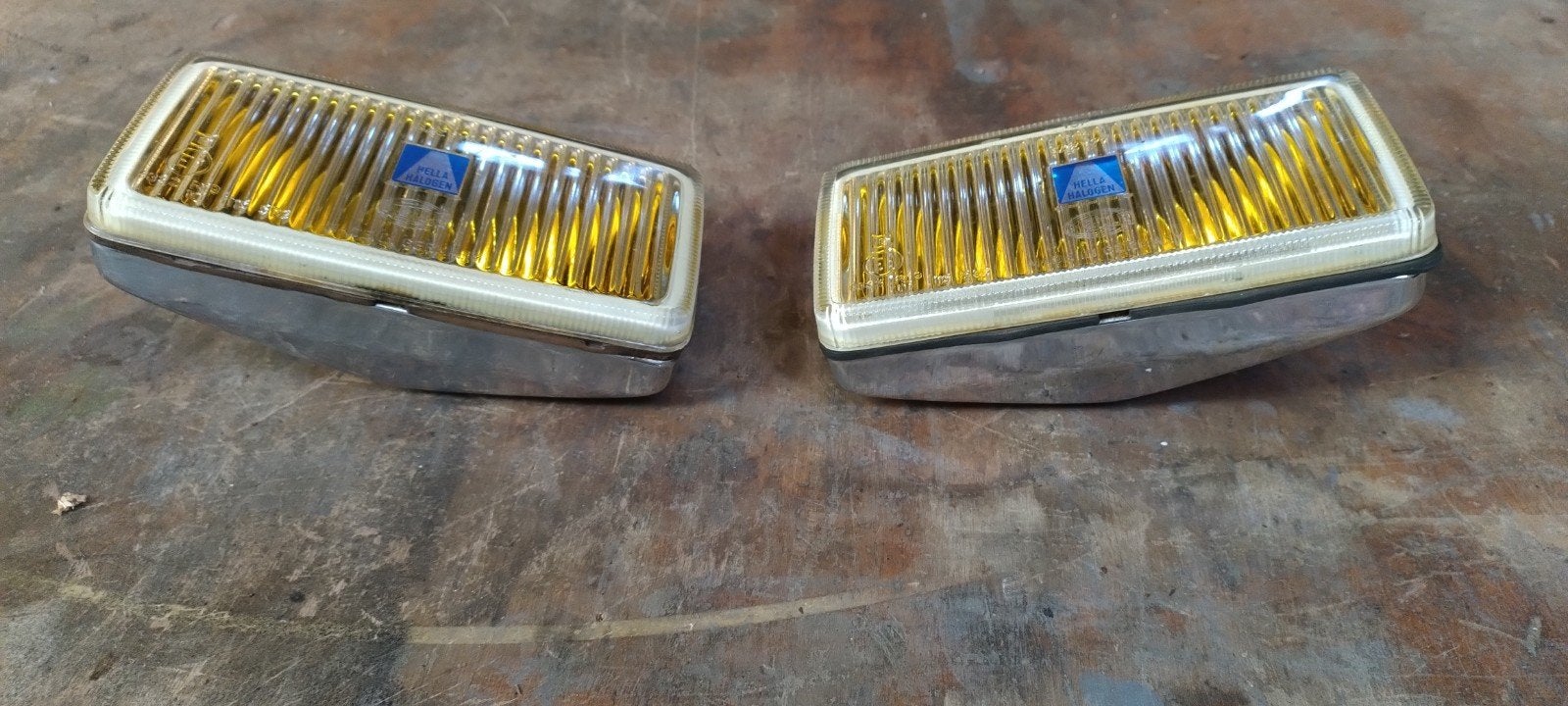 Chrome Hella breedstralers, Ophalen of Verzenden, Gebruikt, BMW