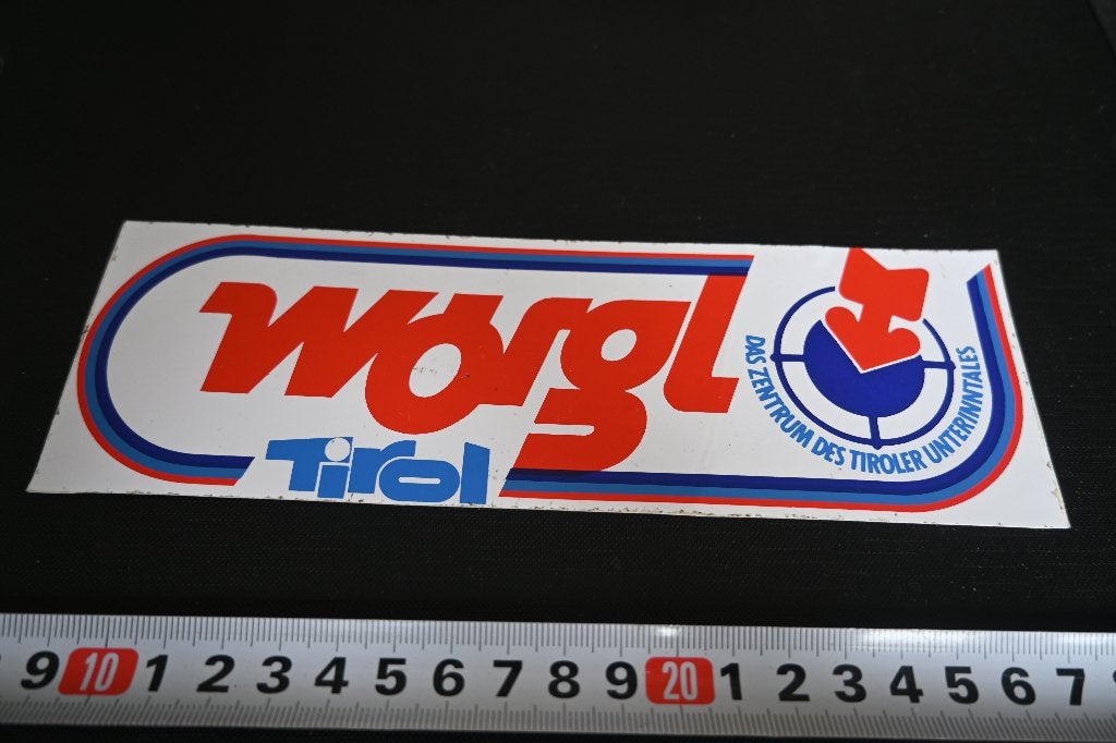 sticker Oostenrijk Wörgl Tirol Das zentrum des tiroler unter, Ophalen of Verzenden, Zo goed als nieuw