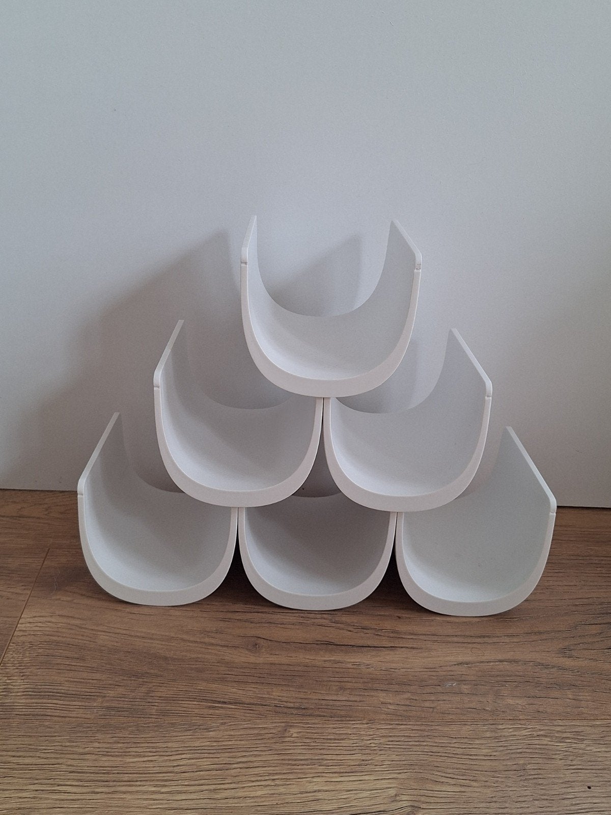 Alessi Noe flessenrek/wijnrek wit, Kunststof, 5 tot 15 flessen, Ophalen of Verzenden, Zo goed als nieuw