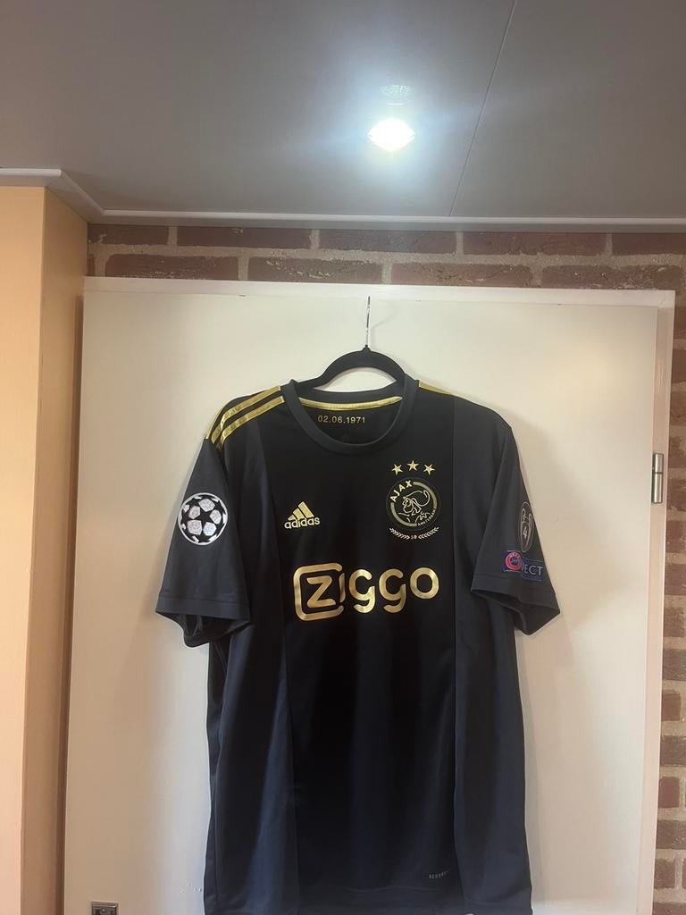 Ajax jubileum shirt 2020/21 officieel, Sport en Fitness, Voetbal, Maat XL, Ophalen of Verzenden, Zo goed als nieuw, Shirt