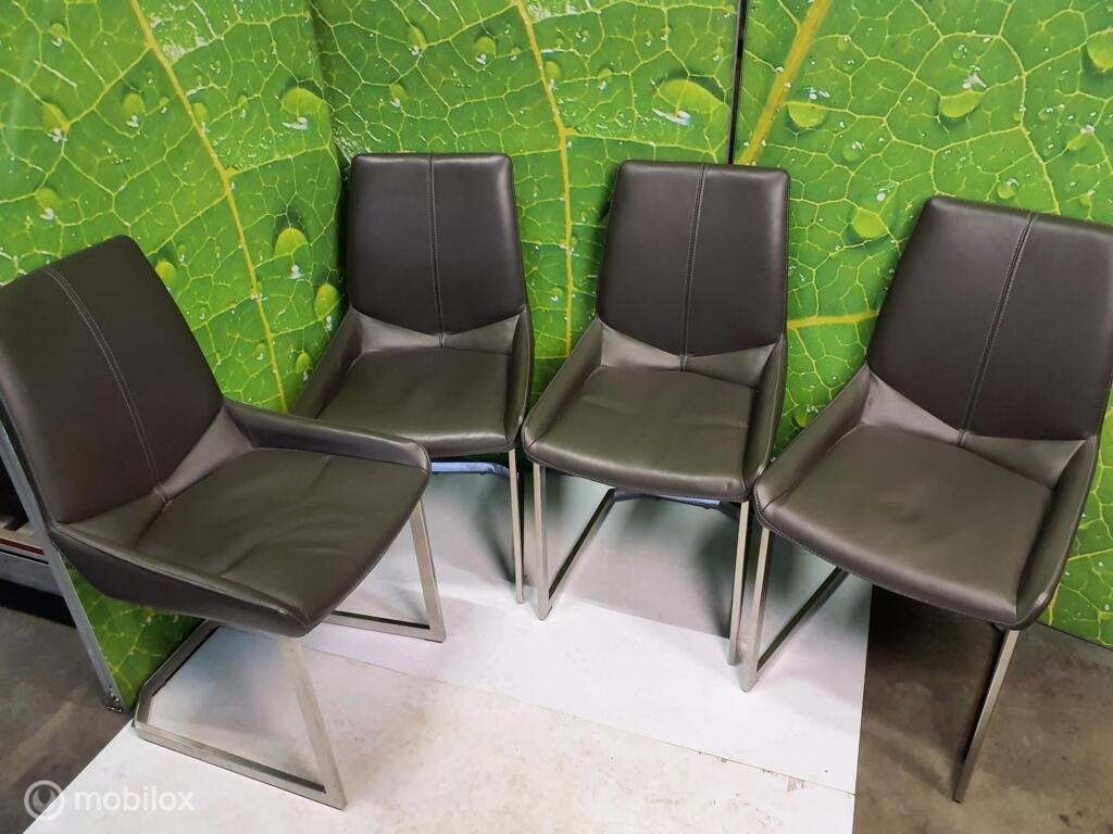 Henders & Hazel Luxe design eetkamerstoelen - 4 stuks, Gebruikt