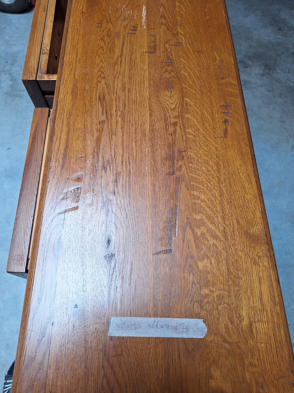 Dressoir met 3 lades, Ophalen, Gebruikt, 150 tot 200 cm, Met lade(s)