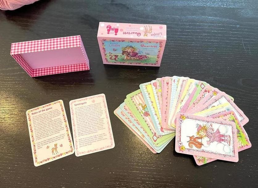 Prinses Lillifee Quartett - Happy Families Kaartspel, Ophalen of Verzenden, Zo goed als nieuw
