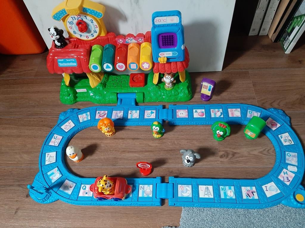 Vtech smartville alfabet treinstation dieren interaktief, Kinderen en Baby's, Speelgoed | Vtech, Ophalen of Verzenden, Zo goed als nieuw