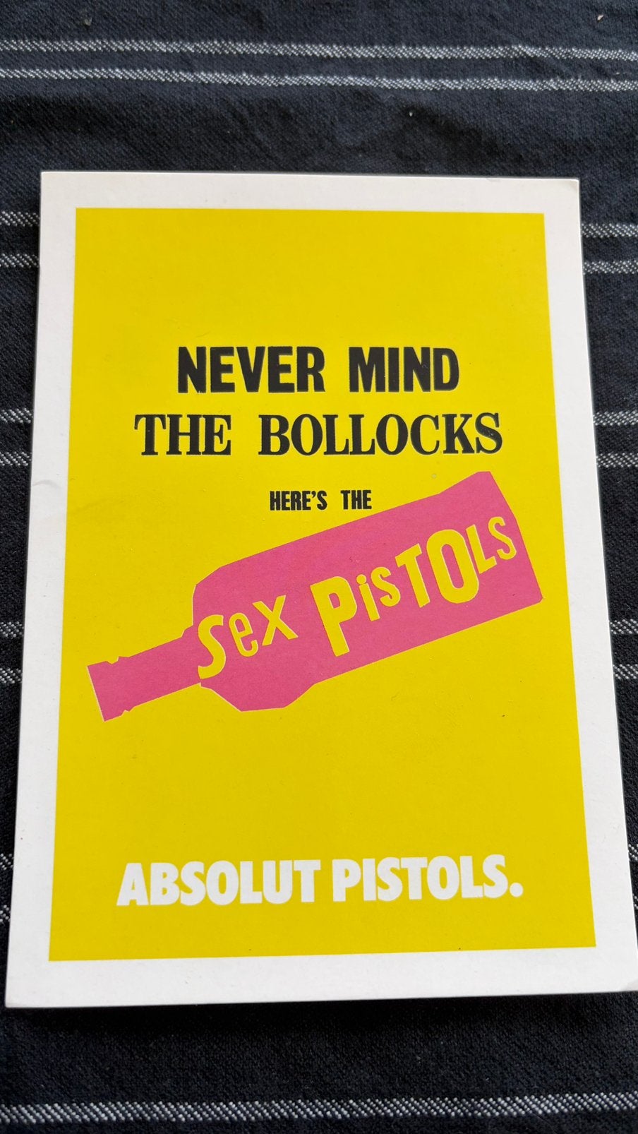 *Sex Pistols verzamelkaart Absolute Pistols, Ophalen of Verzenden, Nieuw, Foto of Kaart