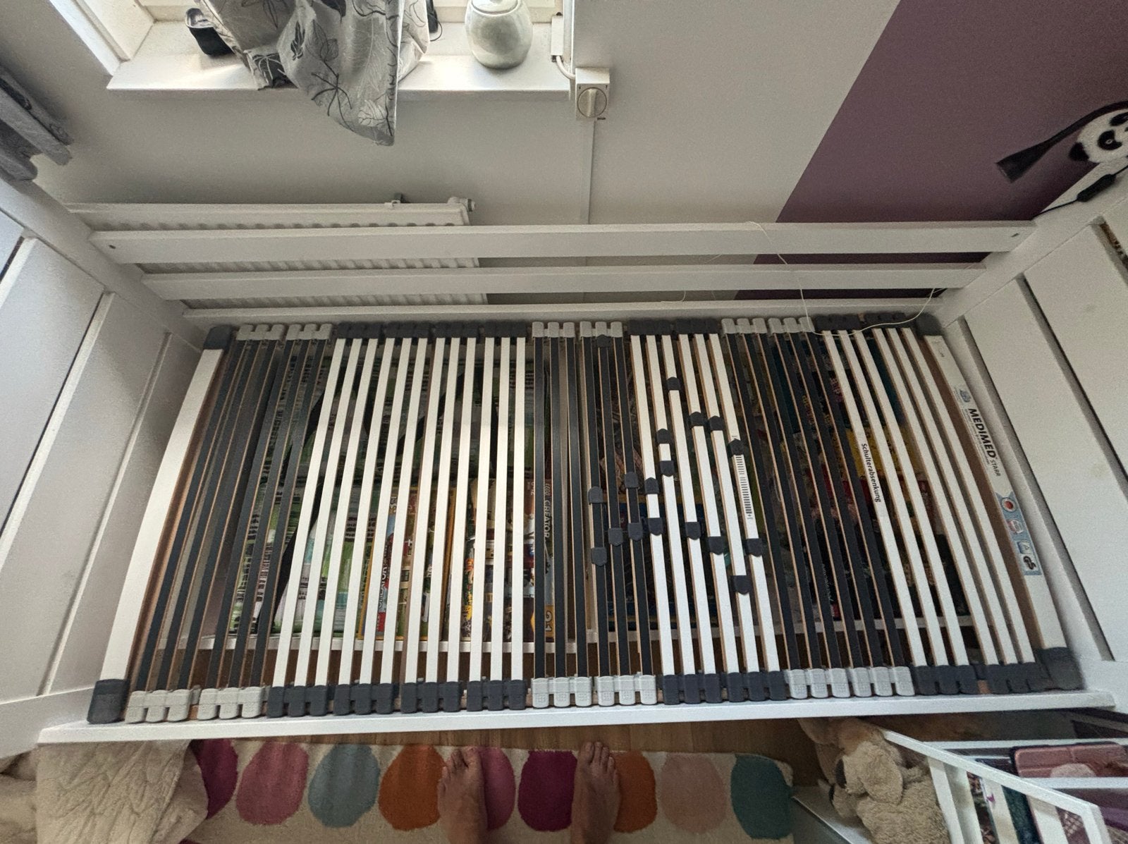 Ravensberger lattenbodem 90x200 cm, 44 latten, 7 zones, Ophalen, 90 cm, Zo goed als nieuw, 200 cm