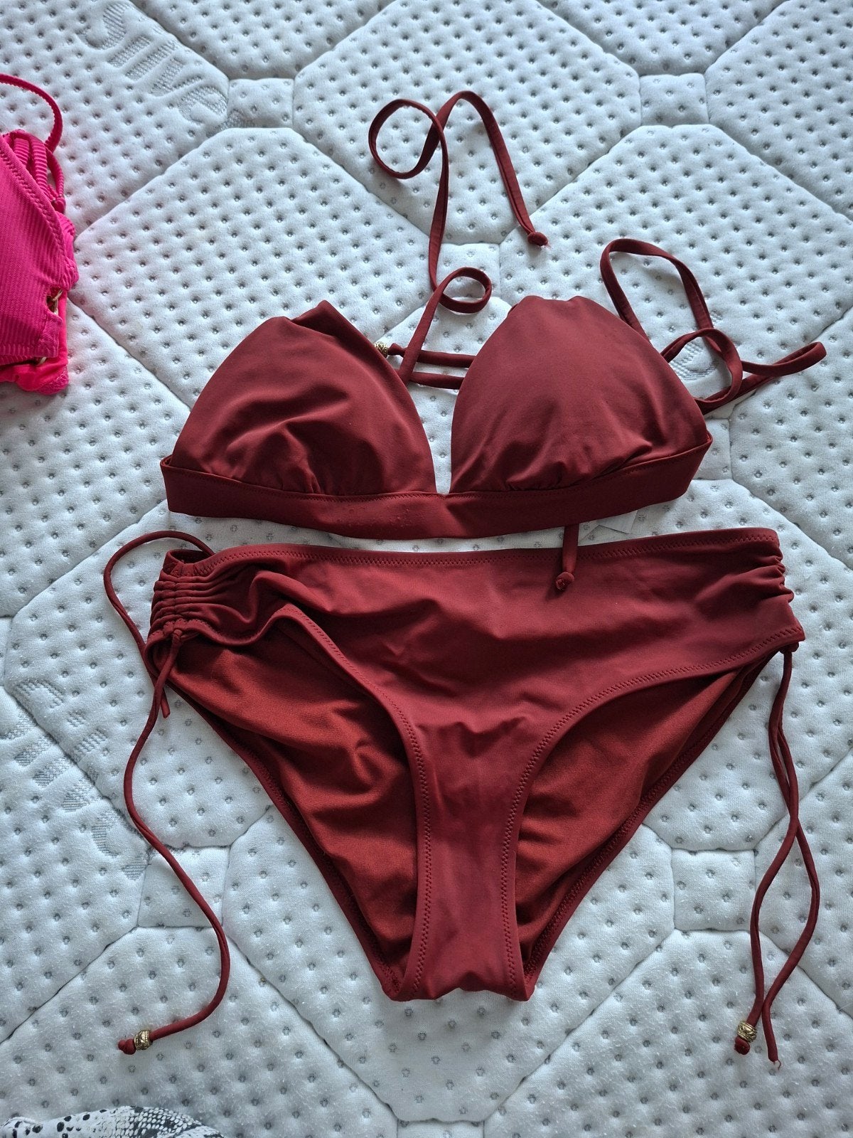 Bikini 40, Ophalen of Verzenden, Zo goed als nieuw, Rood, Bikini
