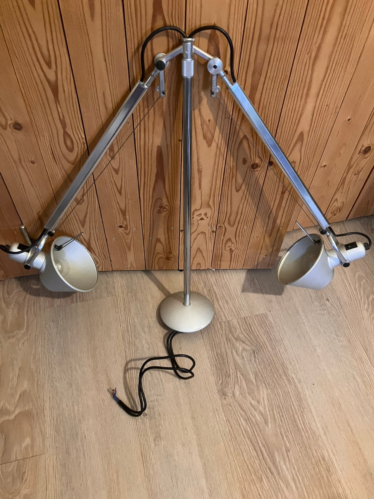 Artemide plafond lamp, Ophalen, Zilver, Gebruikt, Vintage