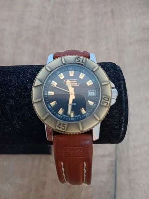 ZGAN Camel Active horloge dames of heren, bruine band, Overige merken, Leer, Polshorloge, Ophalen of Verzenden