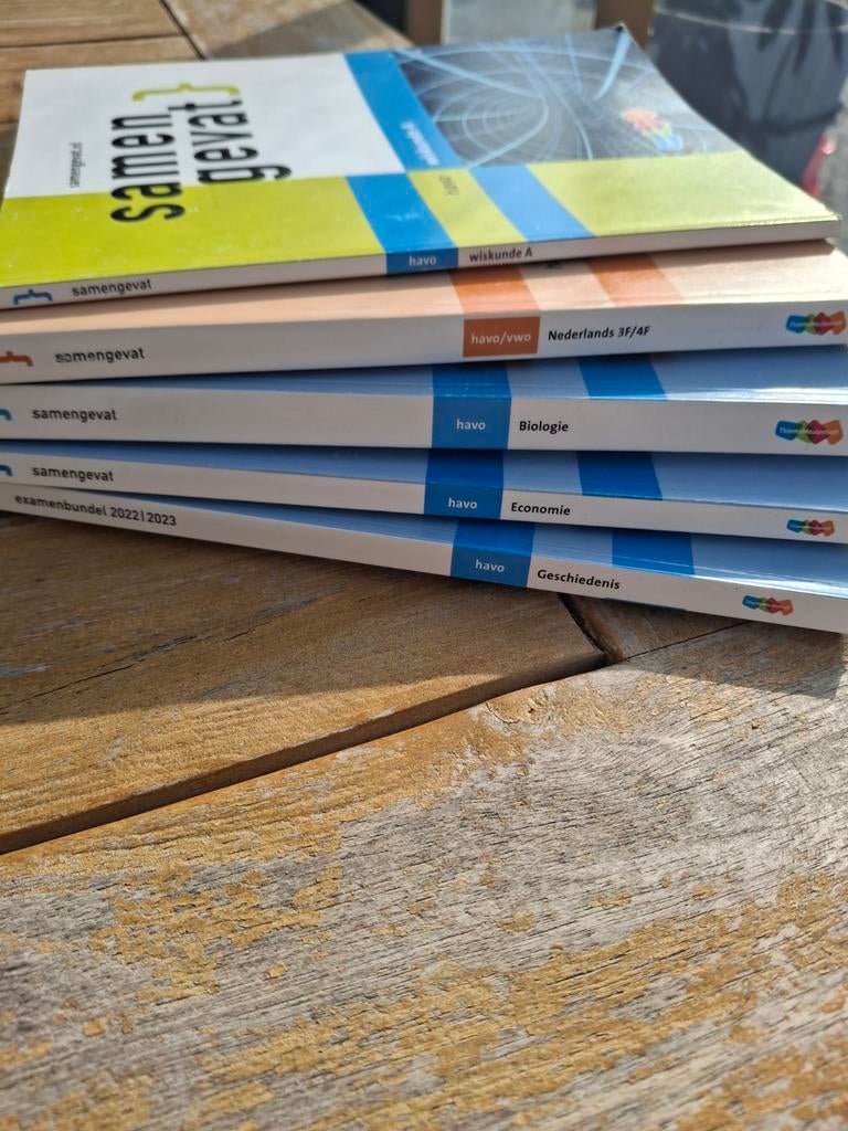 Havo Examenbundels, Ophalen of Verzenden, Zo goed als nieuw, HAVO, Economie