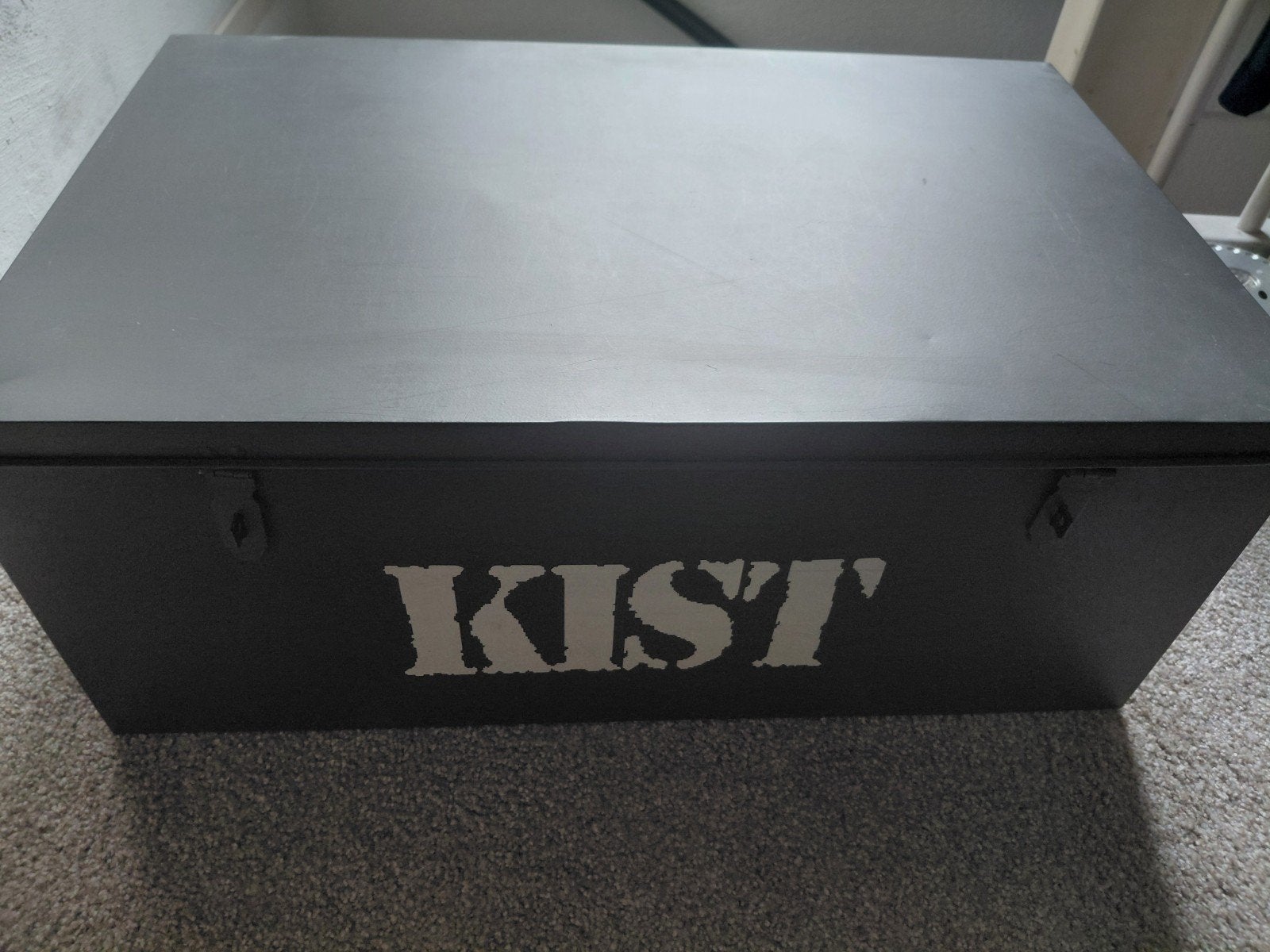 Stoere Metalen kist - Ideaal voor speelgoedopslag, Huis en Inrichting, Ophalen, Gebruikt, 50 tot 100 cm, Metaal
