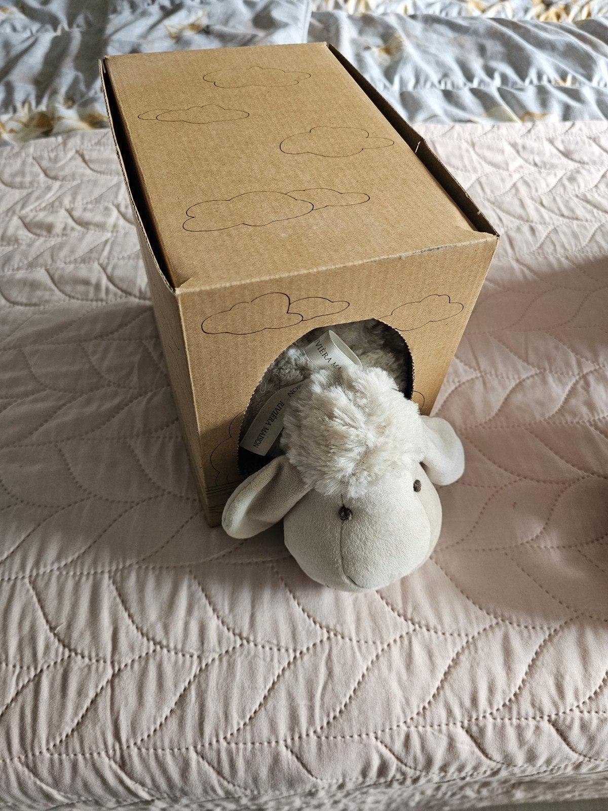 Leuk Riviera Maison Schaapje - Decoratie of Knuffel, Beige, Ophalen of Verzenden, Textiel, Landelijk