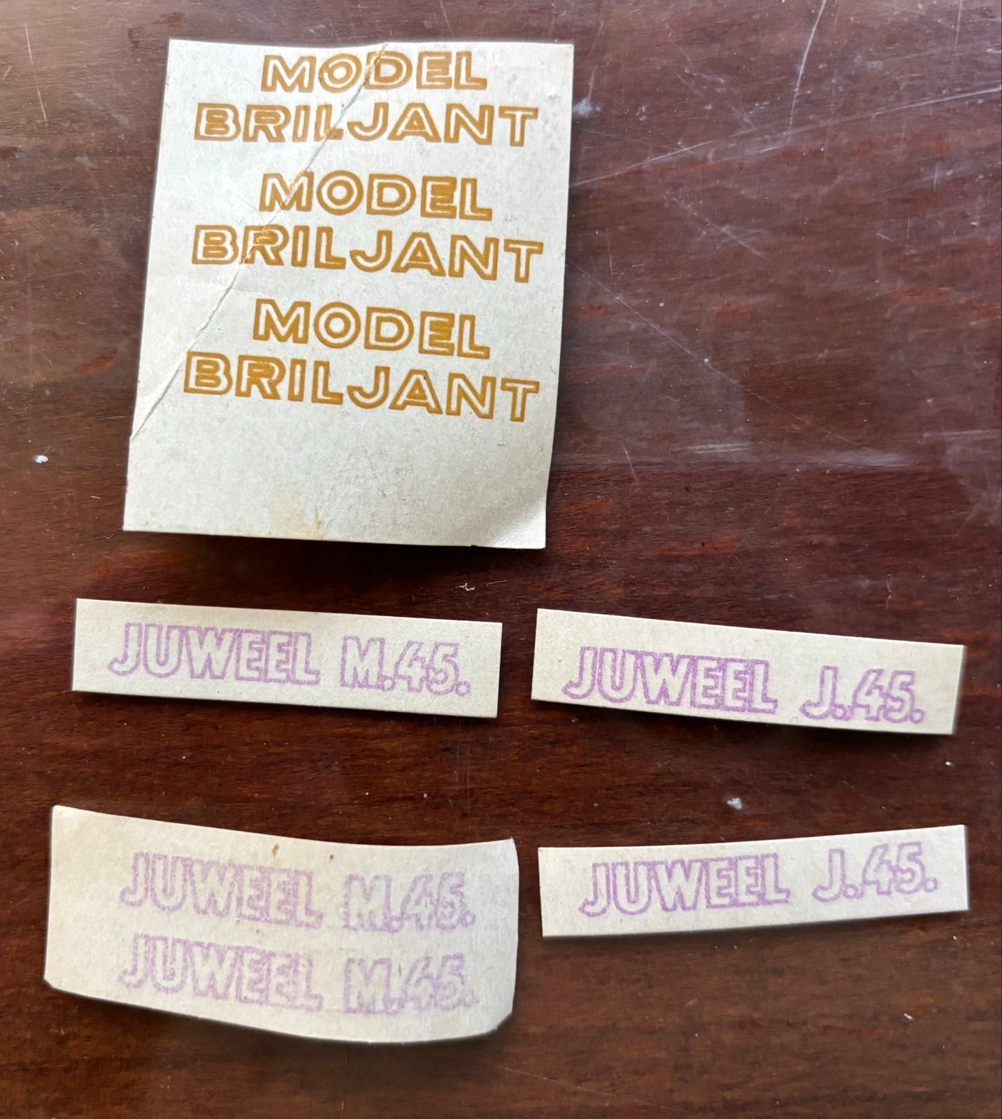 Diverse Empo transfers, vermoedelijk jaren '60, Ophalen of Verzenden, Gebruikt, Merk