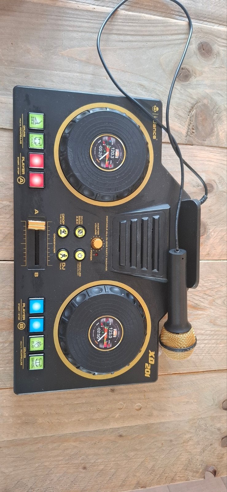 iDance XD201 DJ-set met microfoon, Ophalen of Verzenden, Gebruikt, Dj-set, Overige merken