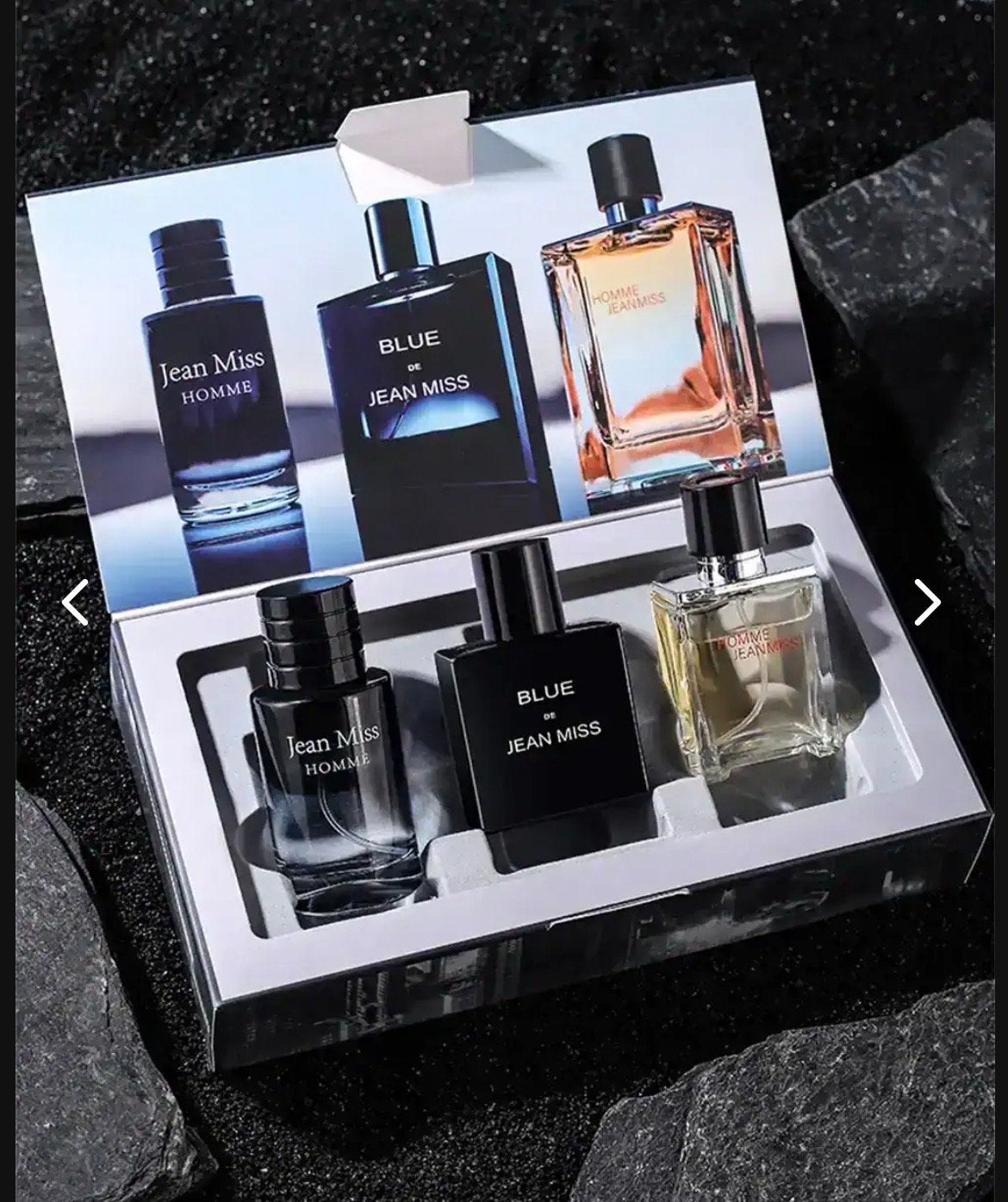 Jean Miss Cadeauset - 3 Parfums voor Heren, Ophalen of Verzenden, Nieuw