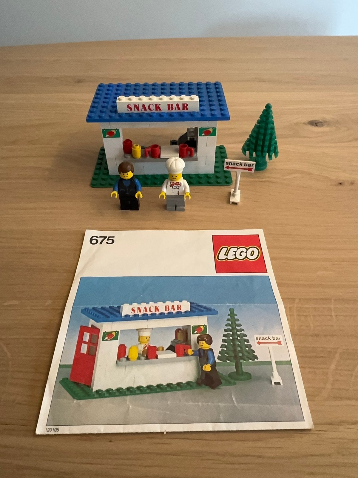 LEGO set 675 Snack Bar, Verzenden, Lego, LEGOLAND, Complete set
