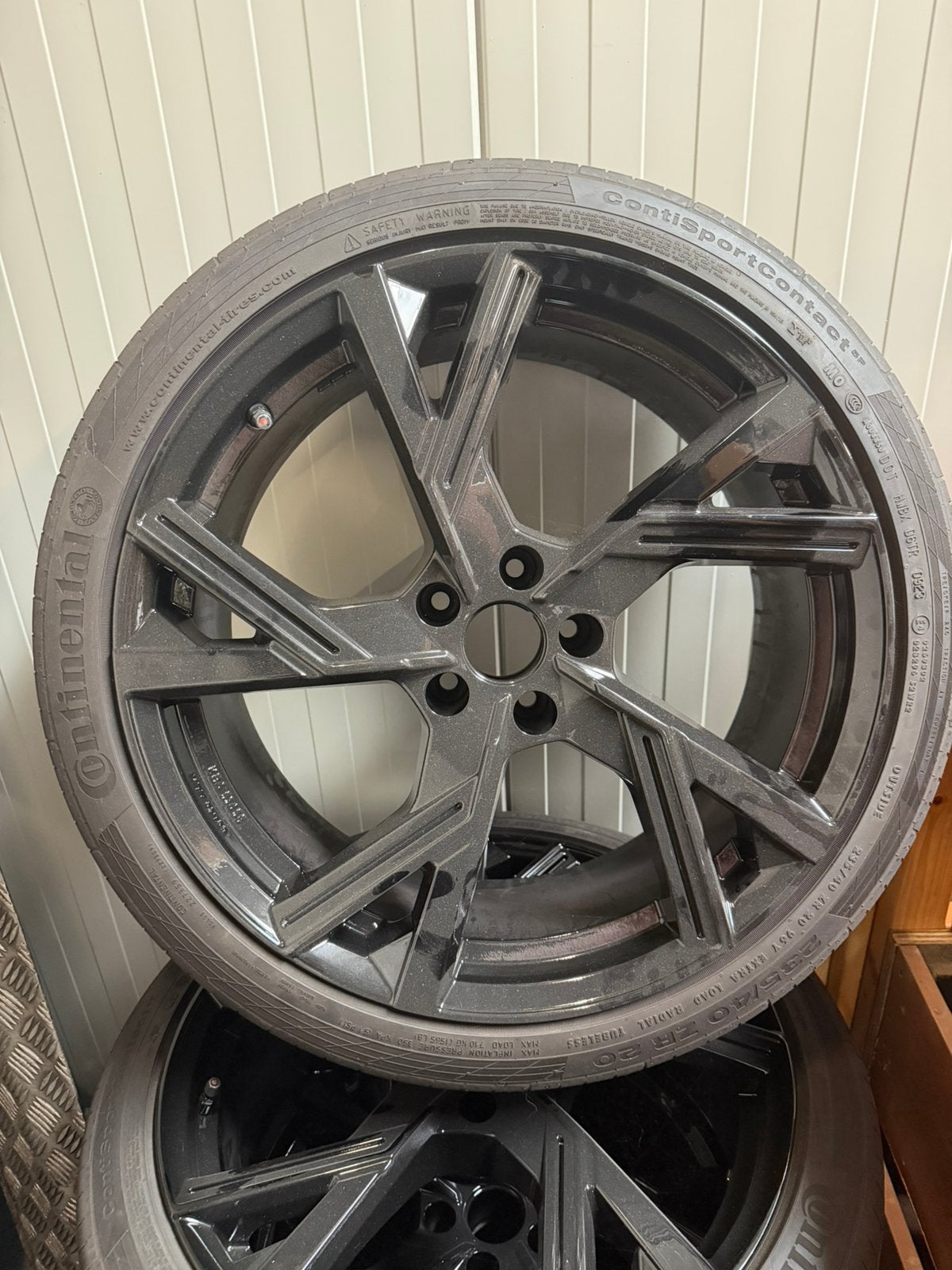 Audi velgen zwart 20 inc original, Ophalen, Banden en Velgen, Nieuw, Winterbanden