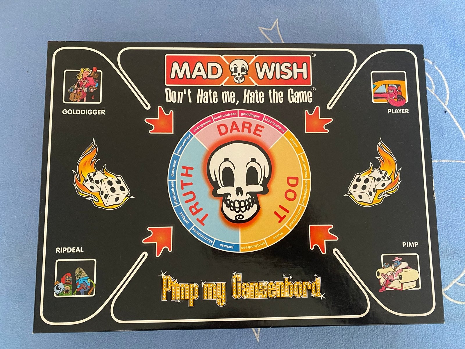Pimp my Ganzenbord - MadWish Bordspel, Drie of vier spelers, Ophalen of Verzenden, Zo goed als nieuw