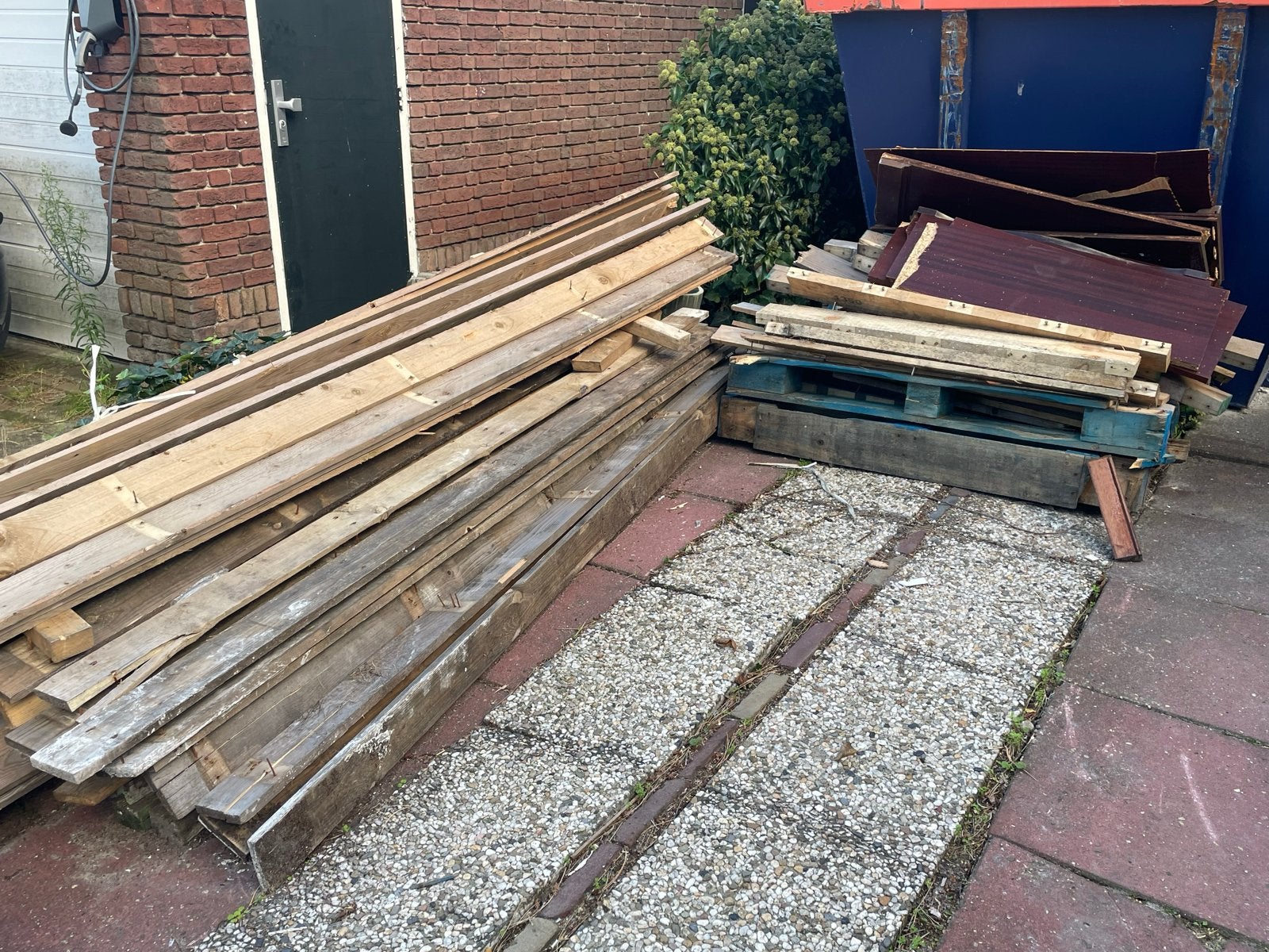 Gratis hout: planken, panelen en diverse stukken, Ophalen, Gebruikt, Overige houtsoorten, Overige typen