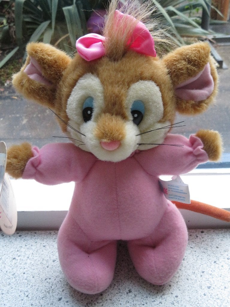 Muis Yasha van Fievel Am American Tail vintage, Muis, Ophalen of Verzenden, Meerkleurig, Met label