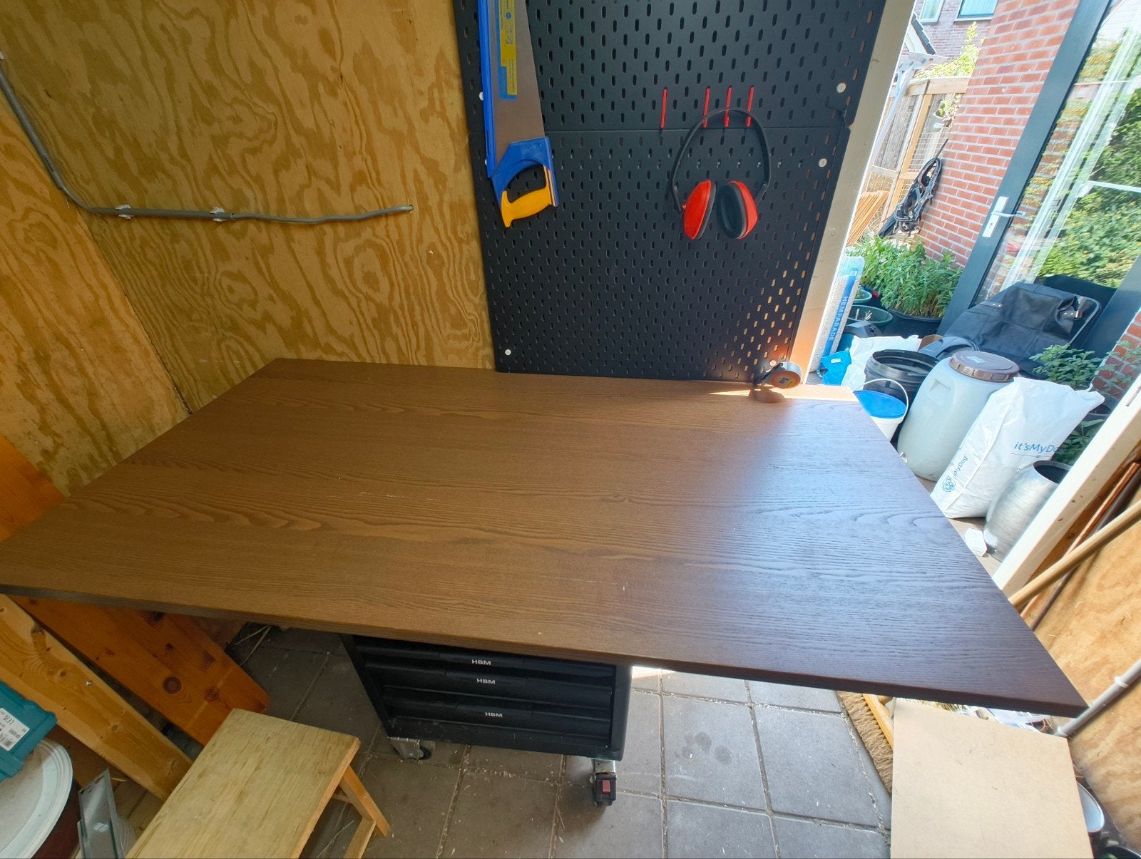 Bureau blad ikea Idåsen, Huis en Inrichting, Bureaus, Ophalen