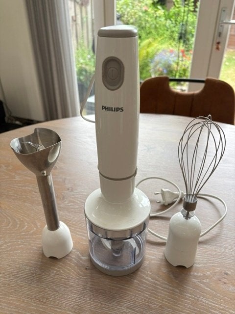 staafmixer + ++, Witgoed en Apparatuur, Ophalen, 3 snelheden of meer, Zo goed als nieuw, Vaatwasserbestendig
