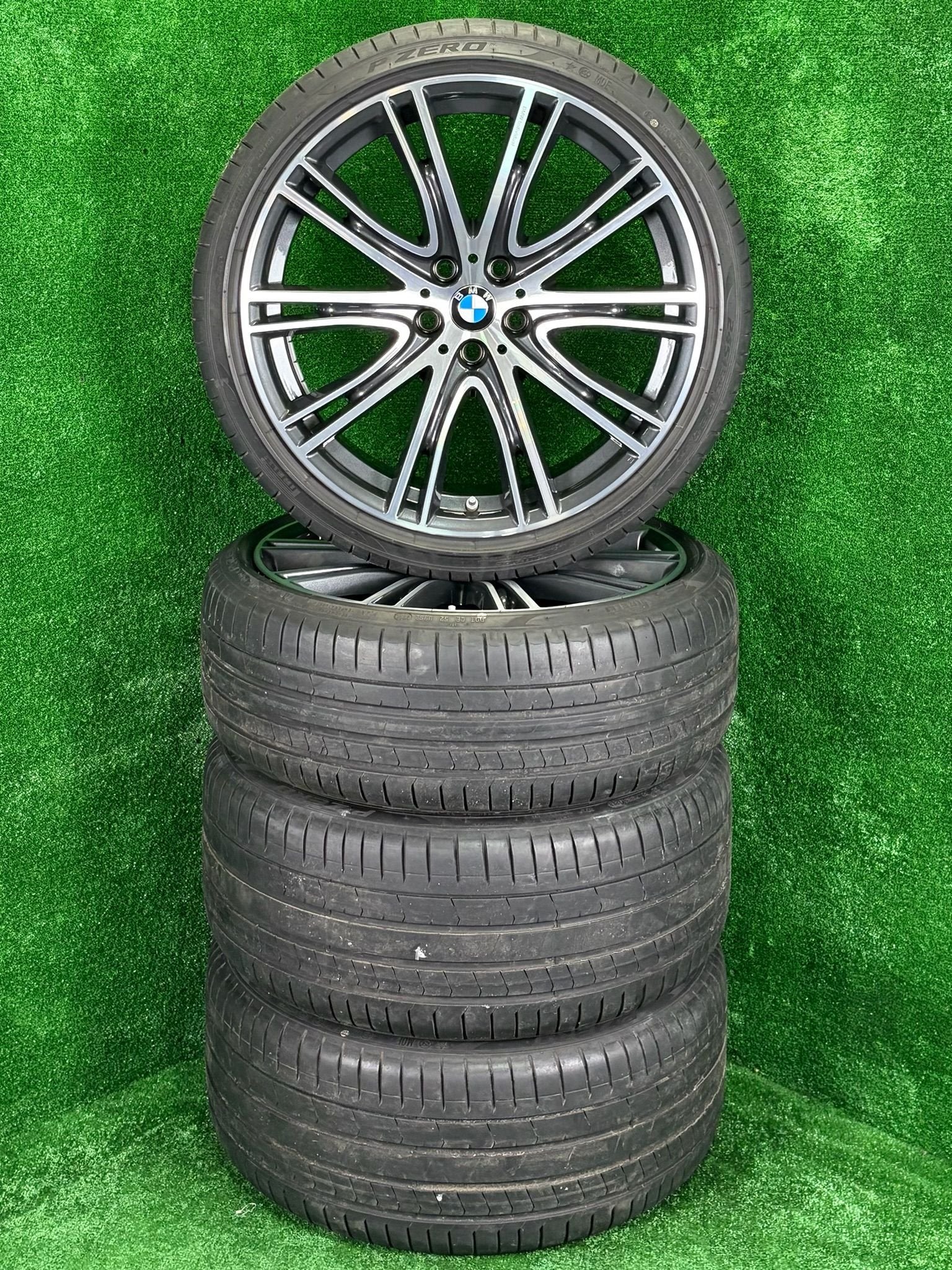 Originele 20 inch BMW 759i velgen met banden 5-serie g30 g31, Auto-onderdelen, Gebruikt, -, 275 mm, -