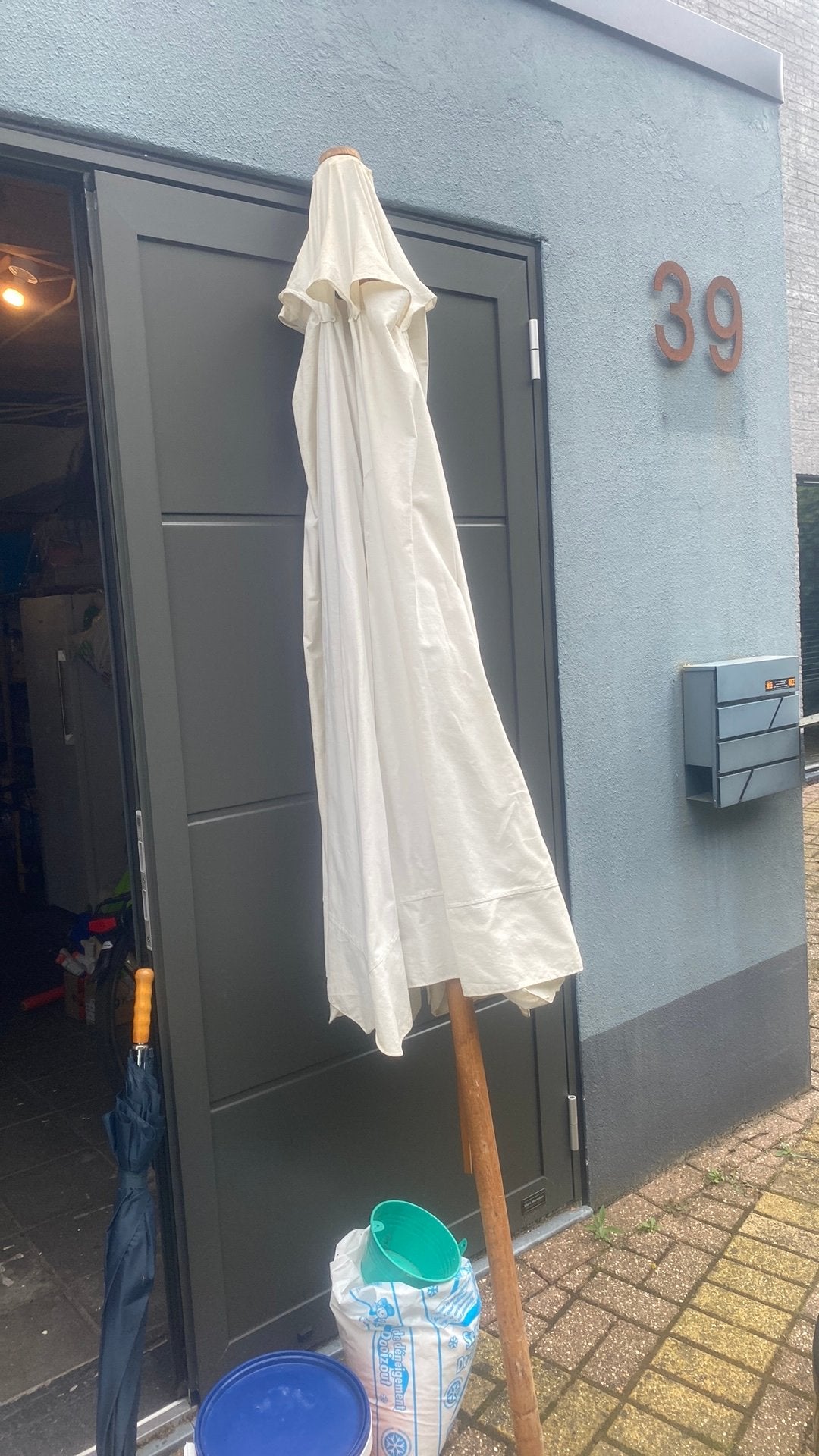 Parasol gratis, Ophalen, Gebruikt, Stokparasol