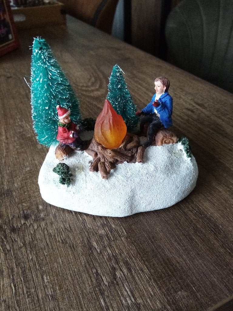 kerst item kampvuur, Diversen, Kerst, Ophalen of Verzenden, Zo goed als nieuw