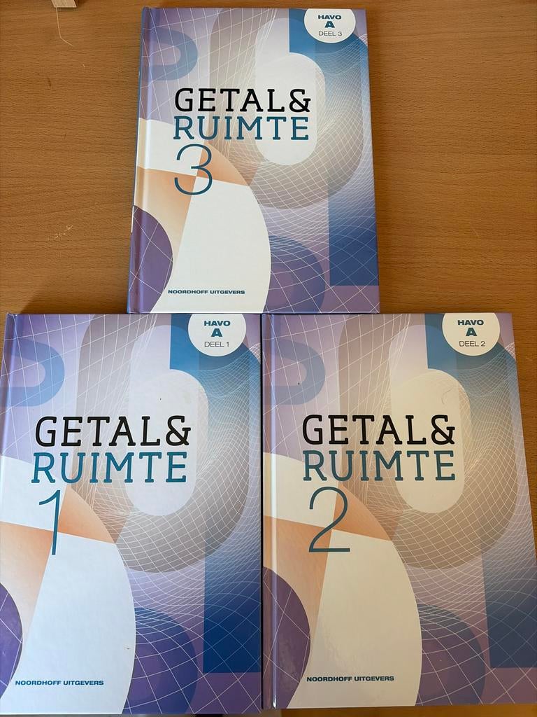 Getal & Ruimte HAVO A Wiskunde Boeken (Deel 1, 2, 3), Boeken, Ophalen of Verzenden, Gelezen, HAVO, Wiskunde A