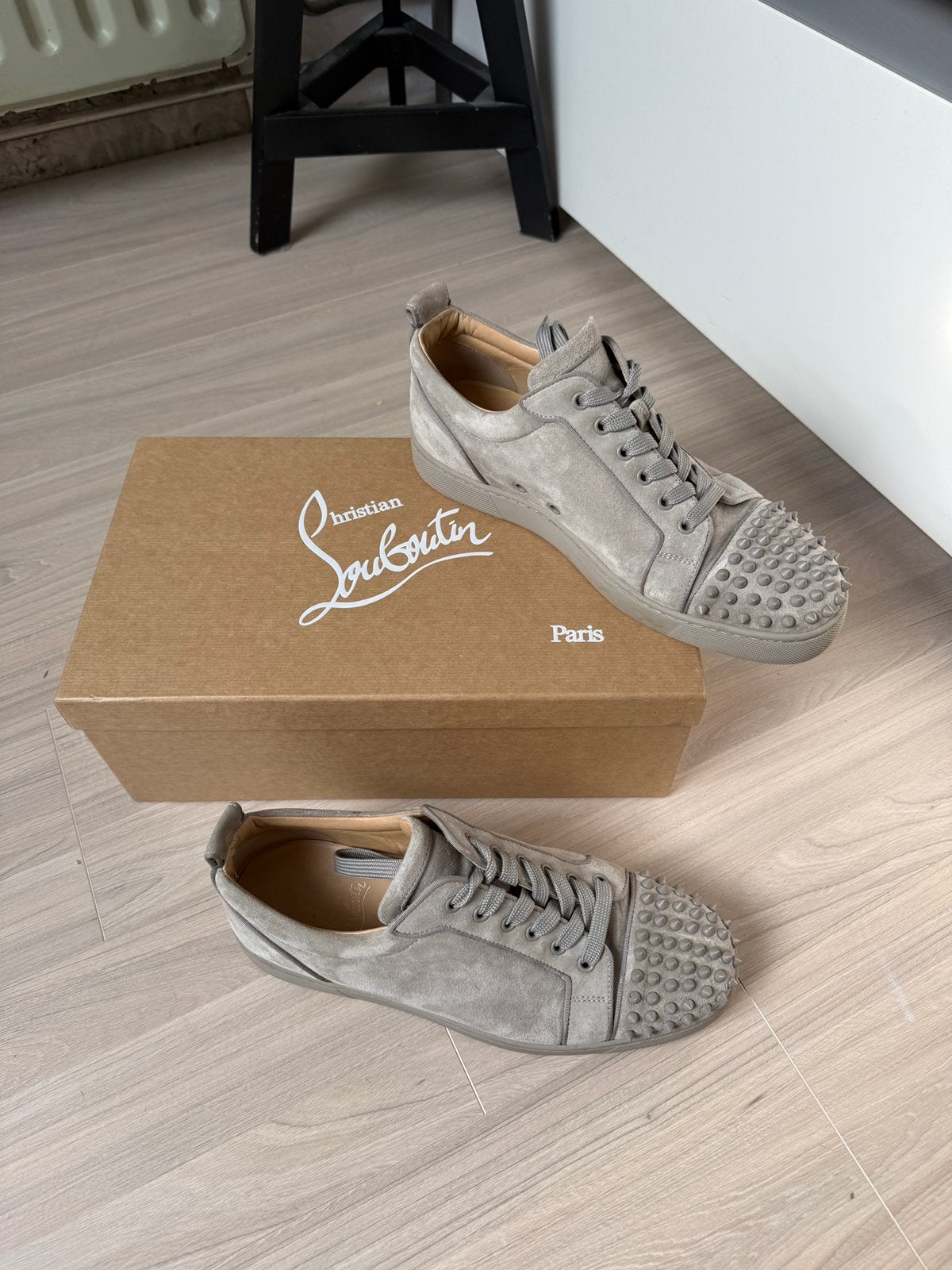 Christian Louboutin Junior Spikes, Ophalen of Verzenden, Zo goed als nieuw, Zwart