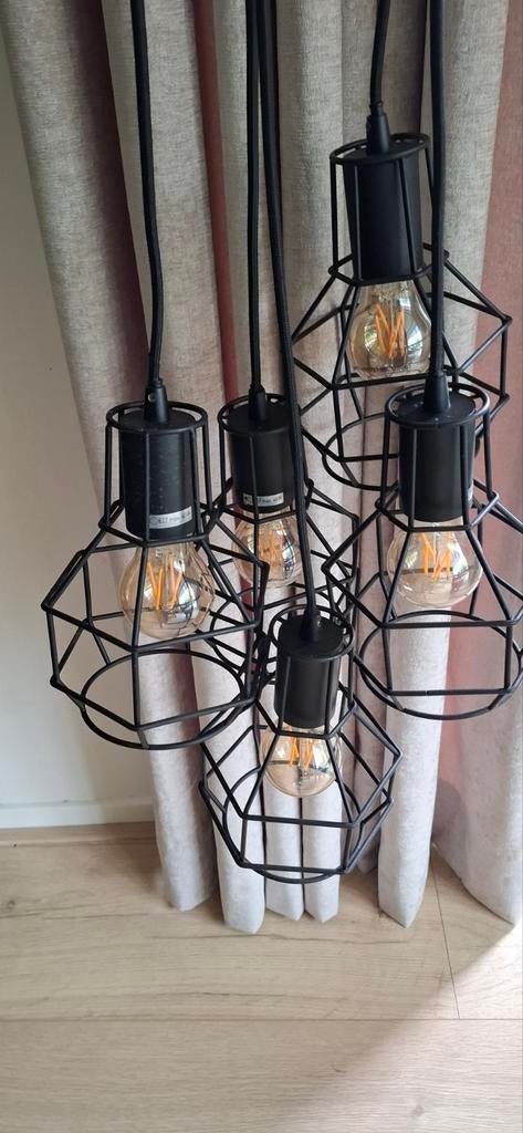 Set hanglampen, Huis en Inrichting, Ophalen, Zo goed als nieuw, Minder dan 50 cm