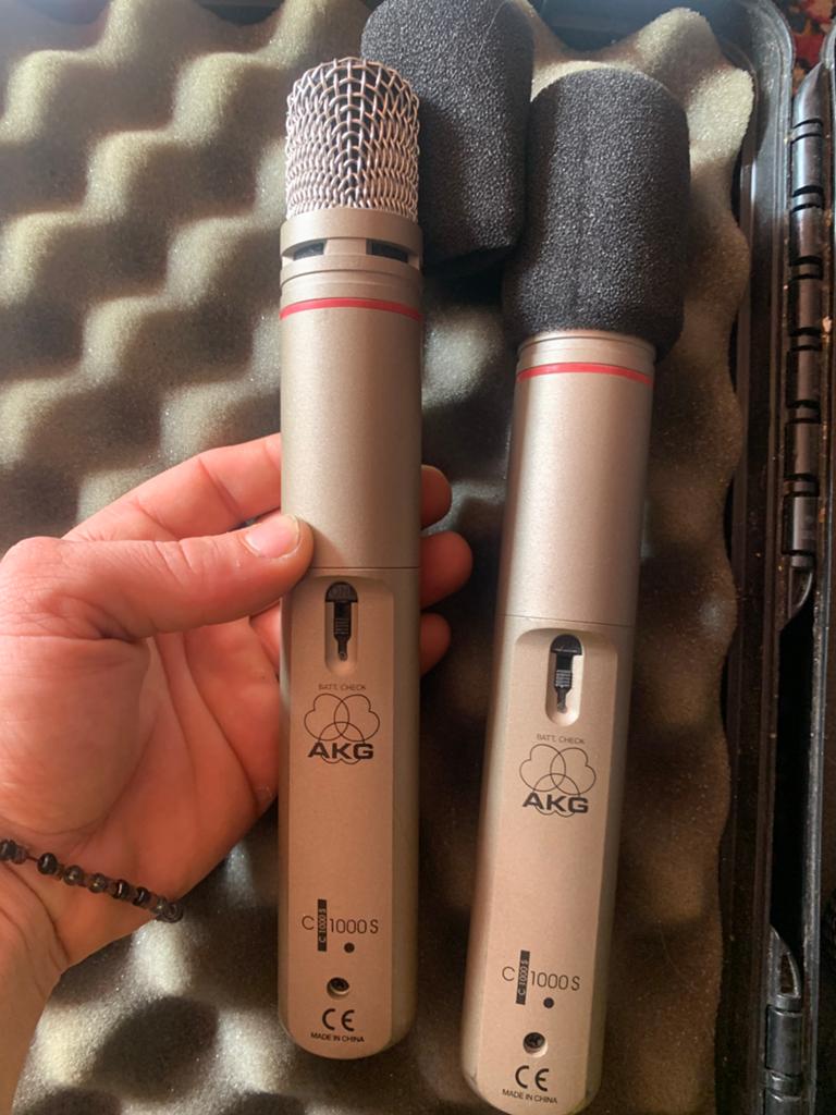 Akg cs1000 condenser microphone pair, Muziek en Instrumenten, Microfoons, Ophalen of Verzenden, Zo goed als nieuw, Studiomicrofoon