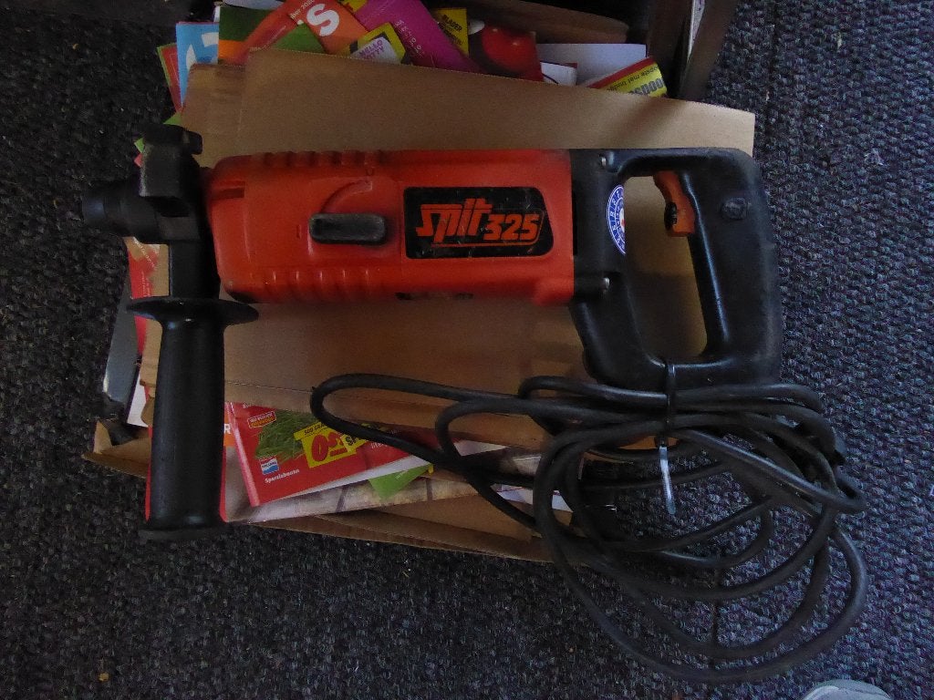 Spit klopboor  zonder boren.., Boormachine, Gebruikt, Ophalen of Verzenden, Klopboormechanisme